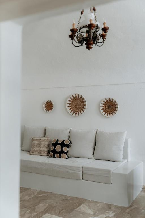 Posezení v ubytování Simantiri Private Villa