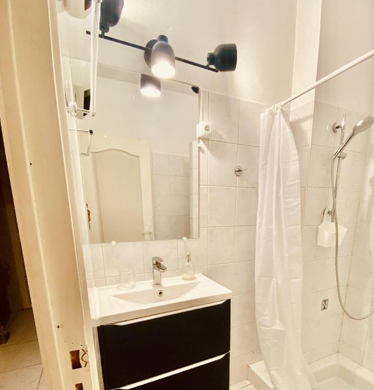 Koupelna v ubytování Appartement Belle-vue