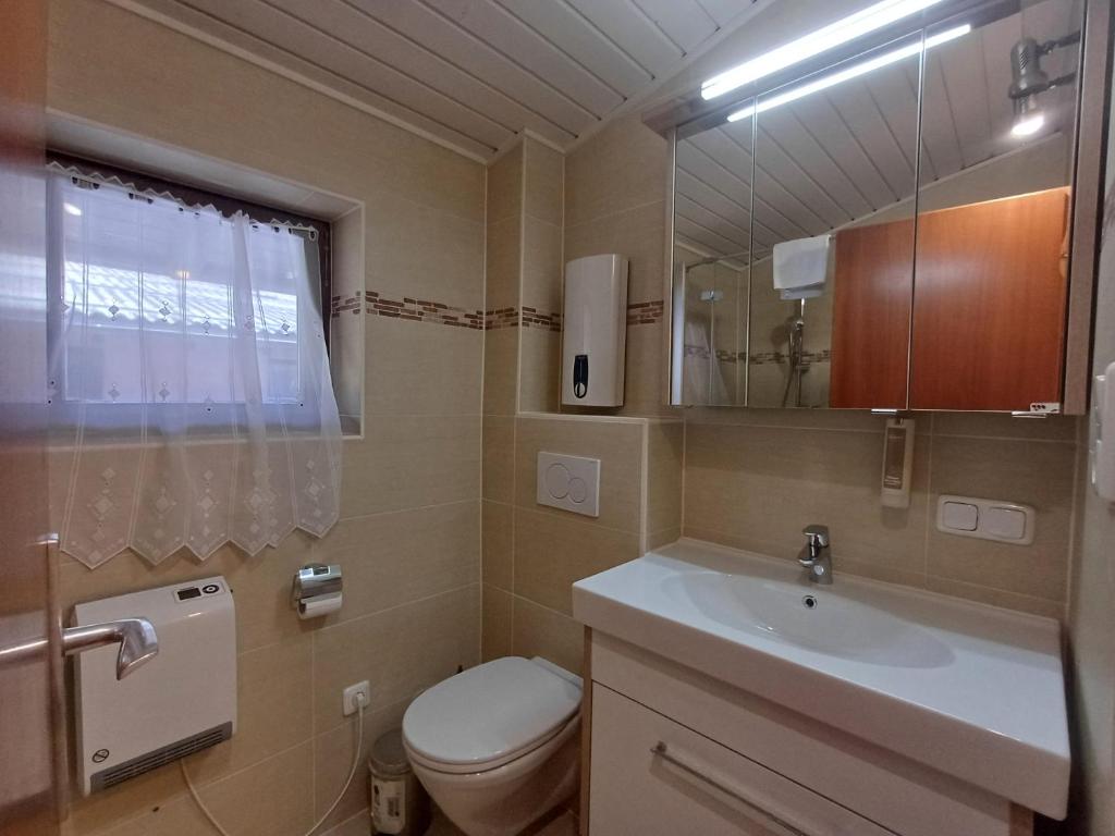 Koupelna v ubytování Apartment Schmid - Steinbock Lodges