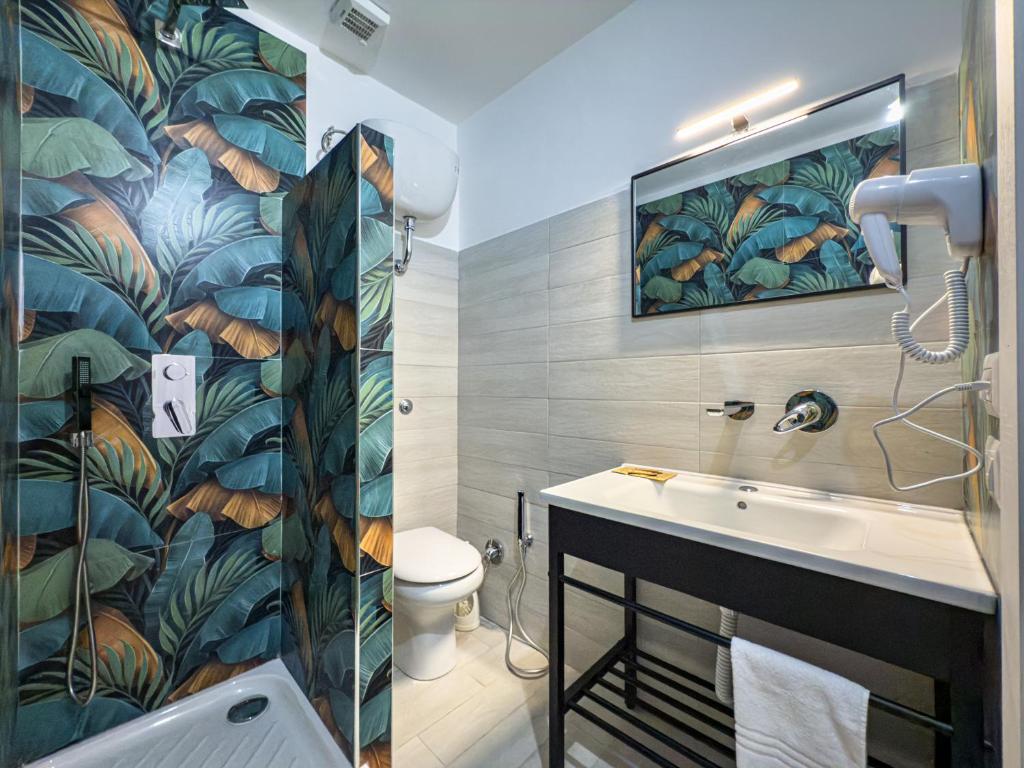 Koupelna v ubytování Hotel Giada Roma