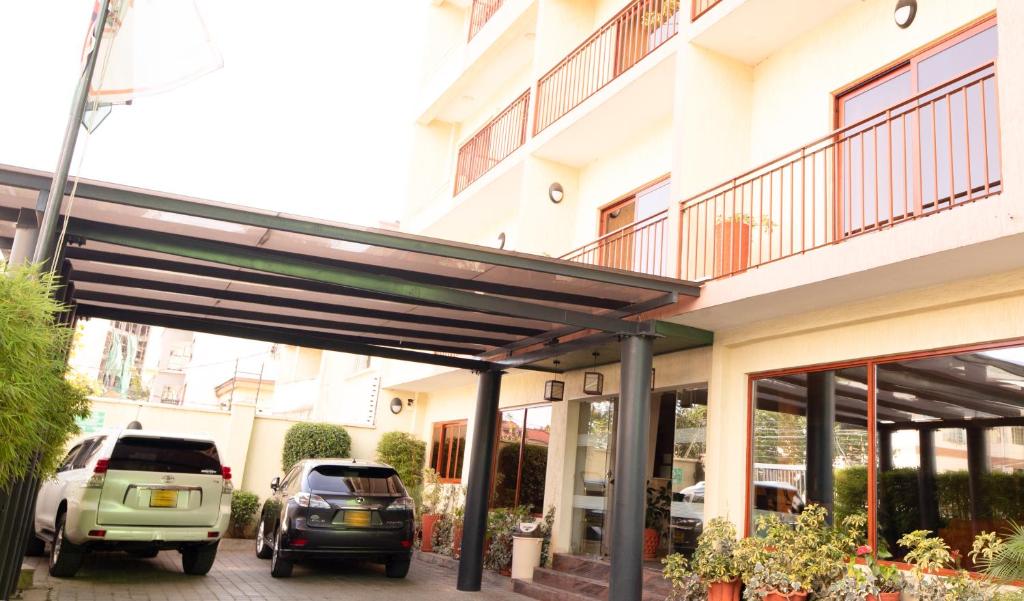 Budova, kde se hotel nachází