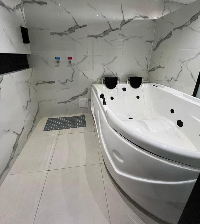 Koupelna v ubytování Hotel luxury Z