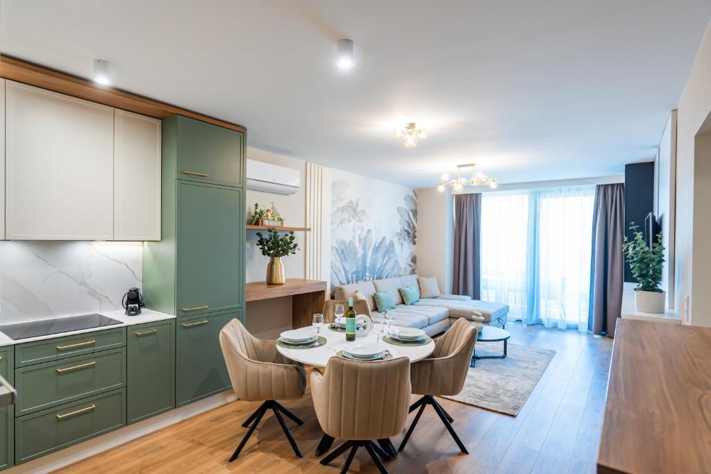 Et opholdsområde på MyFlat Wave Solar Apartment