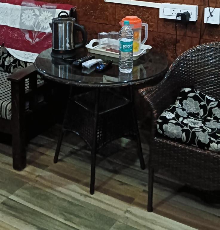 Posezení v ubytování Good Vibes Homestay-Honnavar