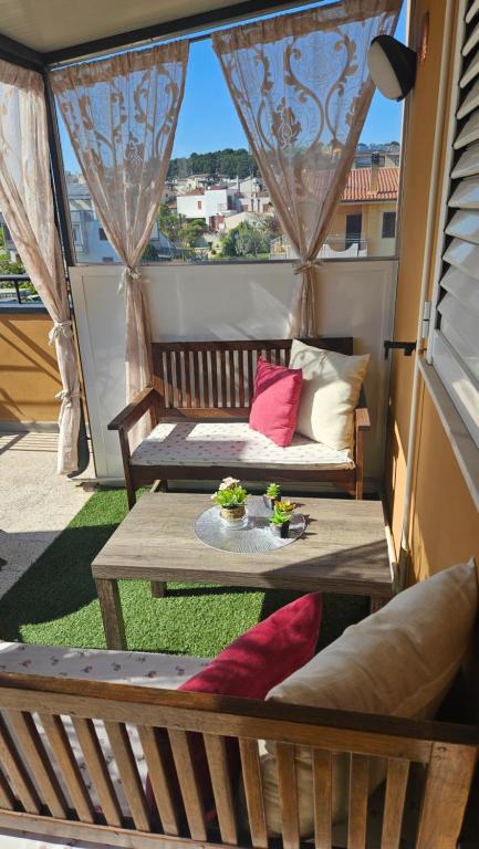 Posezení v ubytování Sassi's Loft