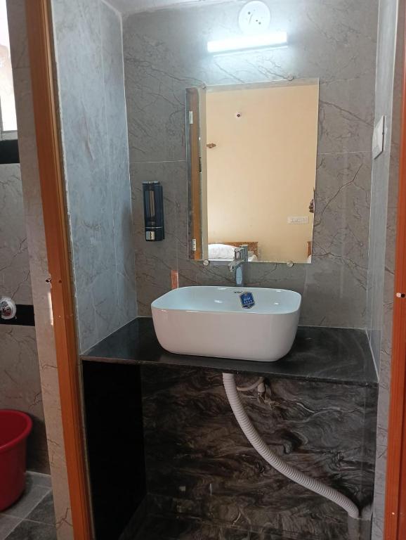 Koupelna v ubytování Gokarna Beach Nirmala Homestay
