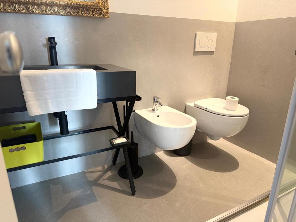 Koupelna v ubytování B&B Relax Rooms - Villa Segala