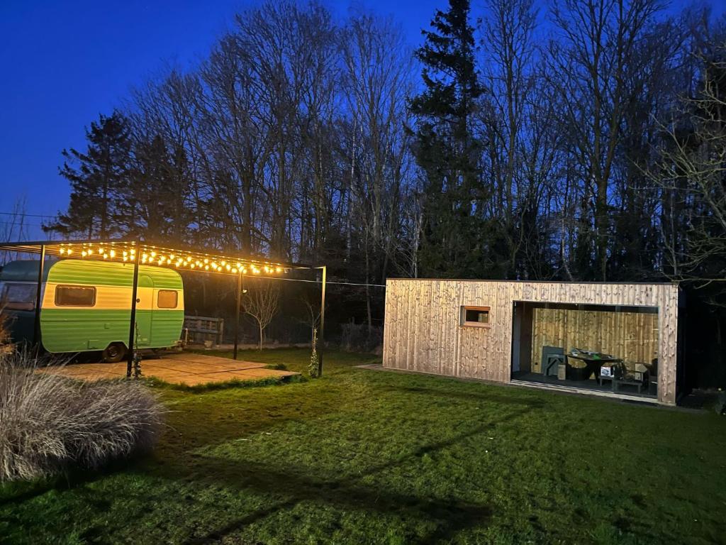 Zahrada ubytování Glamping 't Hoveke