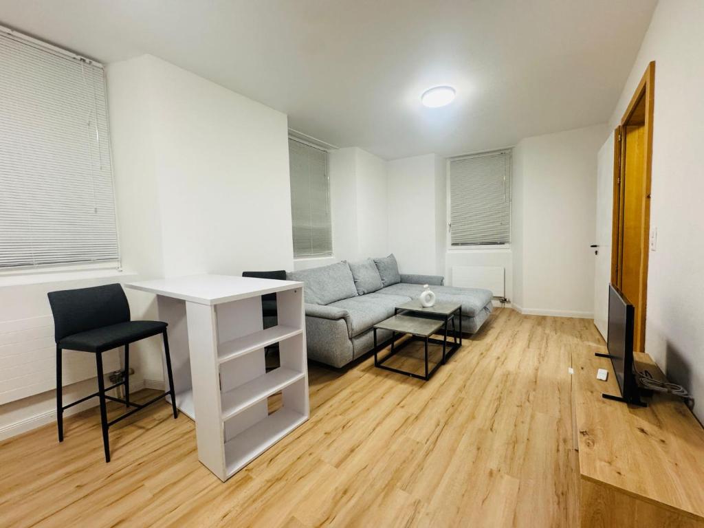 Posezení v ubytování Haus Simplon