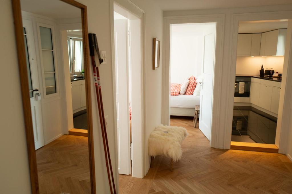 Postel nebo postele na pokoji v ubytování Chalet Suite