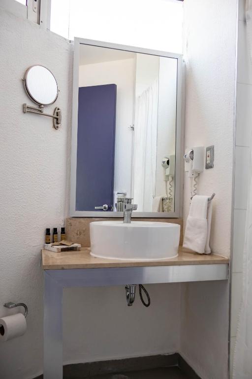 Koupelna v ubytování Hotel Punta Azul