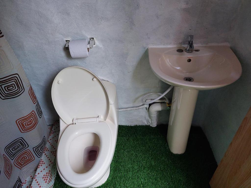 Koupelna v ubytování Cabaña Glamping en Finca Agroturística Productora de Café