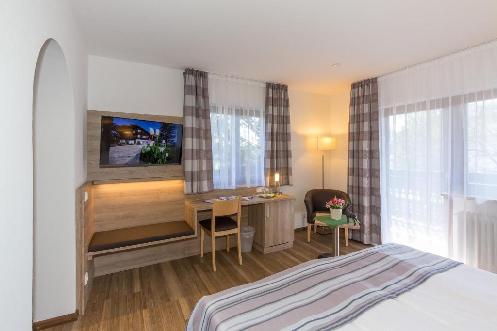 Postel nebo postele na pokoji v ubytování Gästehaus Funk