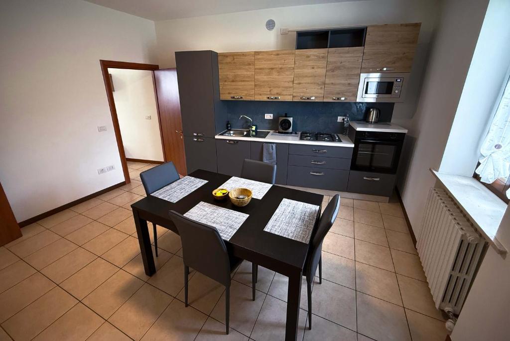 Kuchyň nebo kuchyňský kout v ubytování GM Apartment