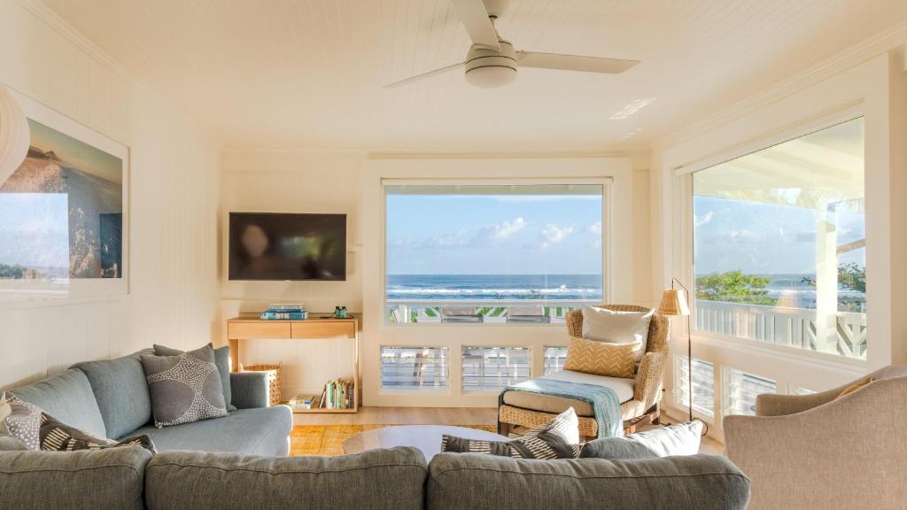 Posezení v ubytování Hale Kalani