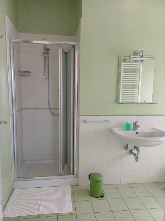 Koupelna v ubytování Zefiro B&B