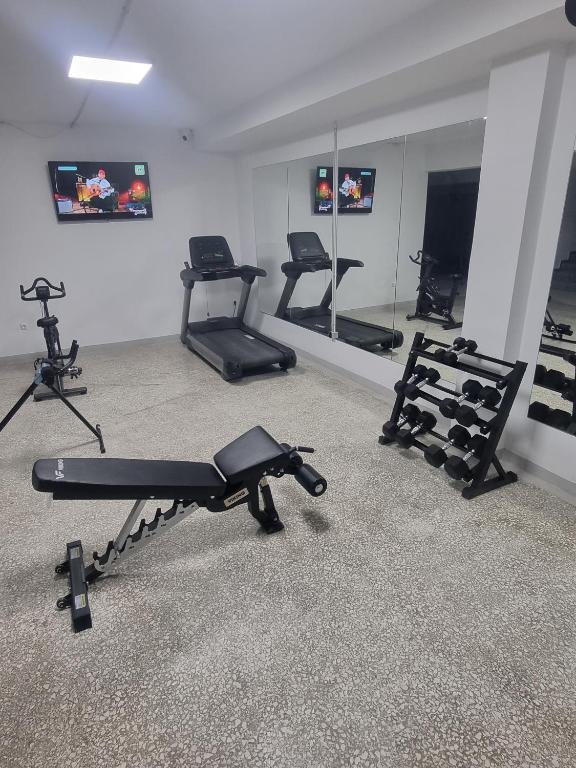 Fitness centrum a/nebo fitness zařízení v ubytování athensdot