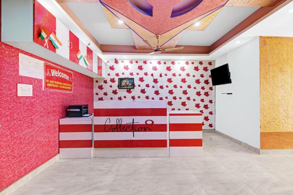 TV a/nebo společenská místnost v ubytování Super Hotel O Lotus