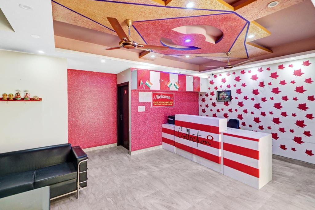 TV a/nebo společenská místnost v ubytování Super Hotel O Lotus