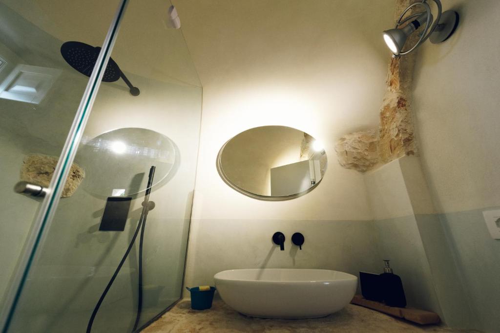 Koupelna v ubytování Masseria Macchia