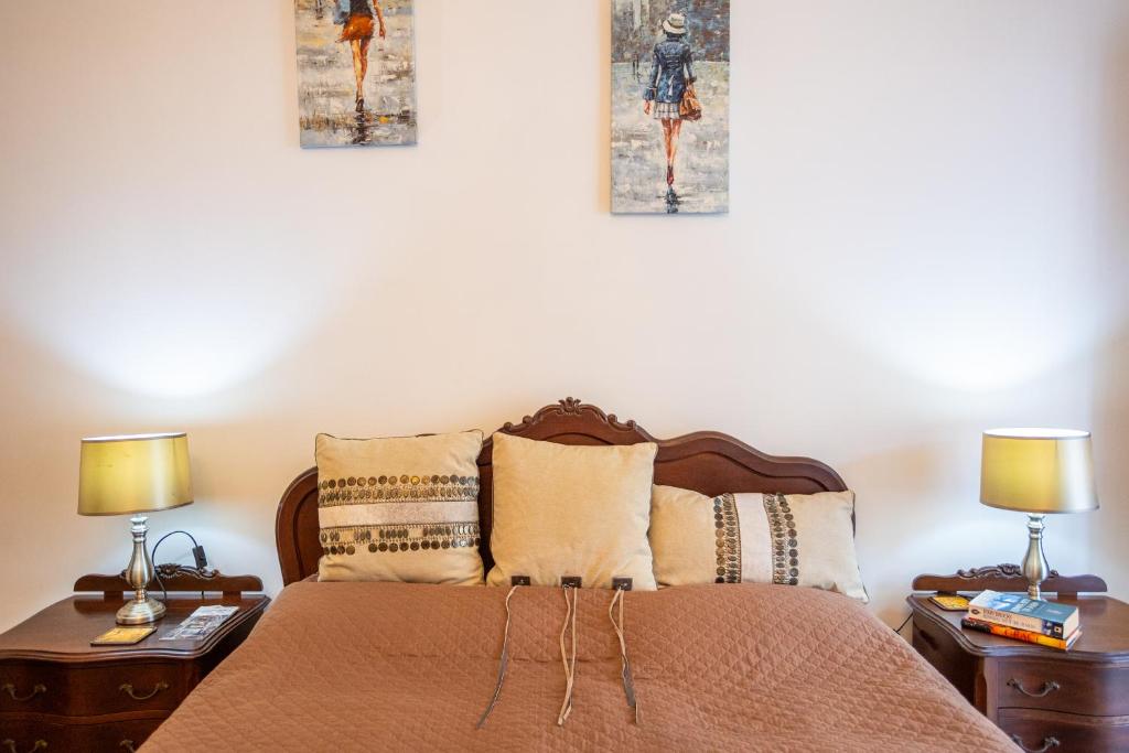Postel nebo postele na pokoji v ubytování Villa Mosta