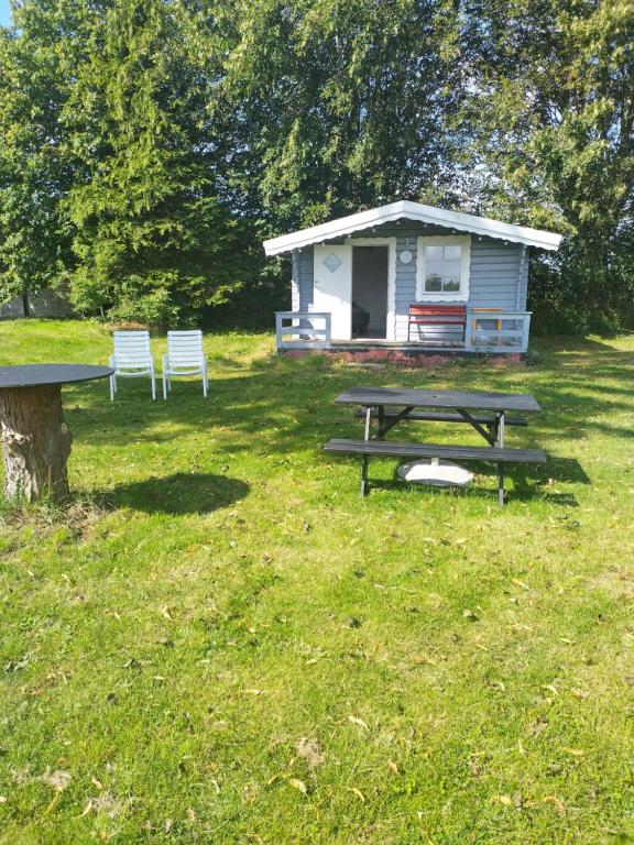 Aed väljaspool majutusasutust Langeland Camping