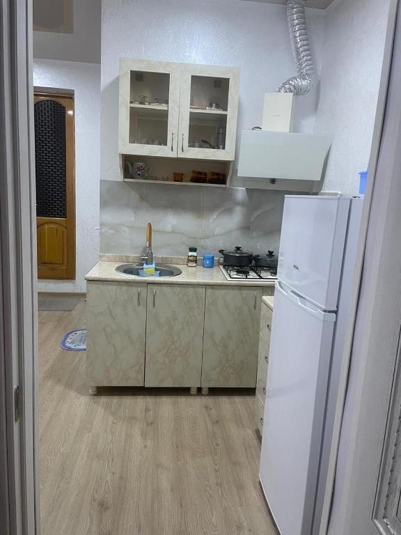 Kuchyň nebo kuchyňský kout v ubytování IR Guest House