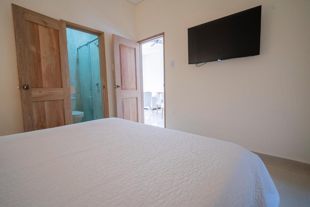 Postel nebo postele na pokoji v ubytování Balcones de Jaen