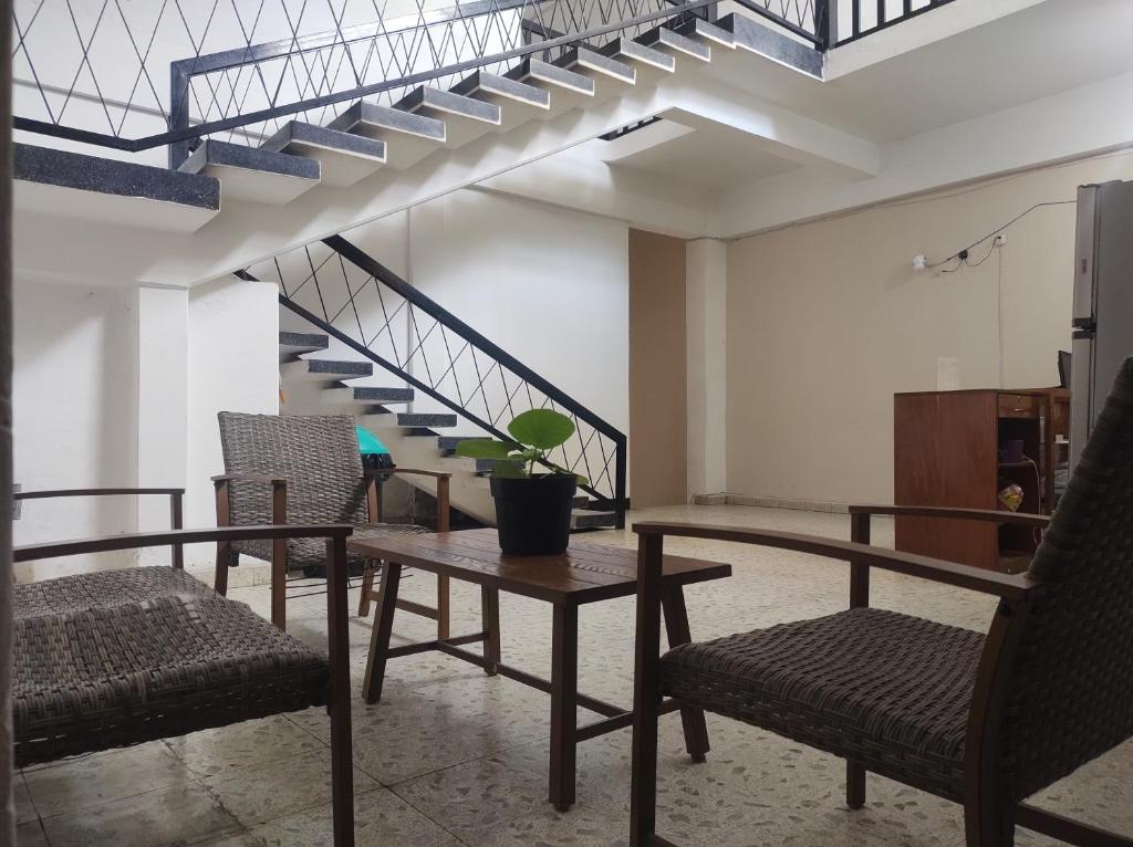 Posezení v ubytování Hospedaje Casa Velaz