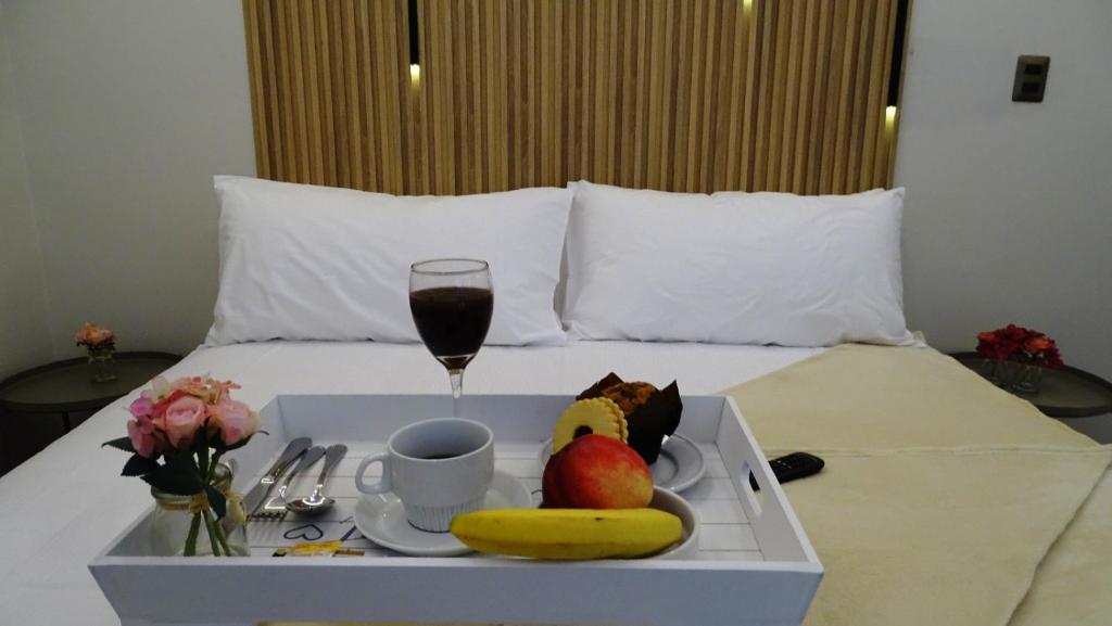 Postel nebo postele na pokoji v ubytování Hotel HC94
