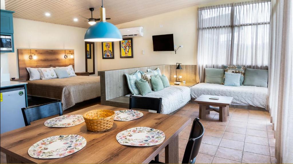 Postel nebo postele na pokoji v ubytování Finca Agroturistica Villa Encanto