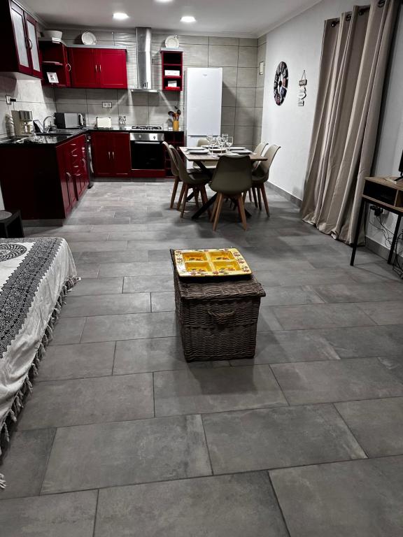 Kuchyň nebo kuchyňský kout v ubytování Casa do Facho