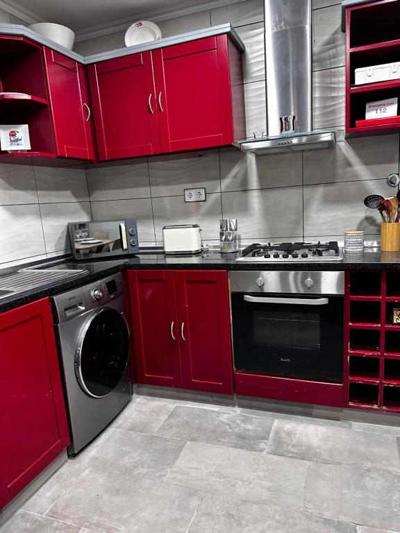 Kuchyň nebo kuchyňský kout v ubytování Casa do Facho