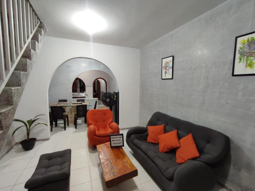 Posezení v ubytování casa Huanuco hospedaje