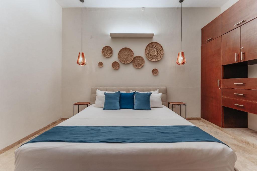 Postel nebo postele na pokoji v ubytování Casa Peonia