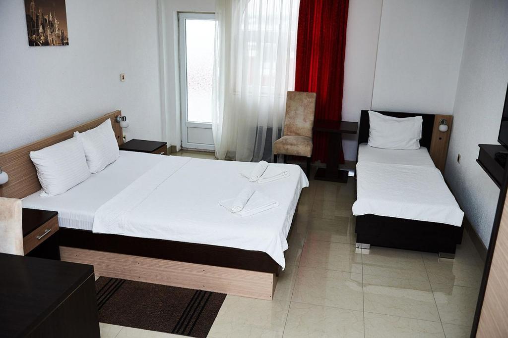 Hotel Mlavske Terme Ždrelo客房内的一张或多张床位