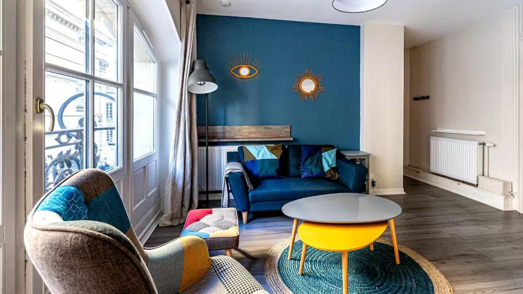 Część wypoczynkowa w obiekcie L'Escapade Urbaine - Cosy et central