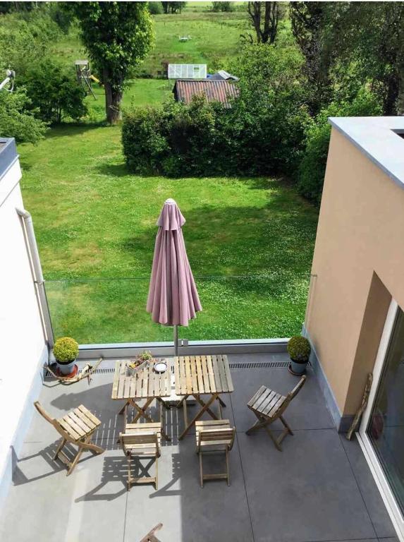 Zahrada ubytování Ocalm gîte B-2h wellness par nuitée