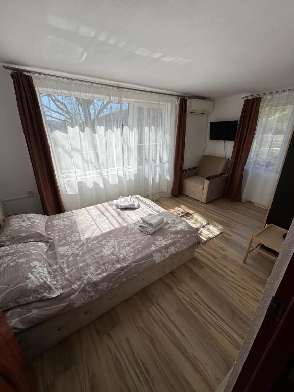 Postel nebo postele na pokoji v ubytování Casa de Vacanță Daniel