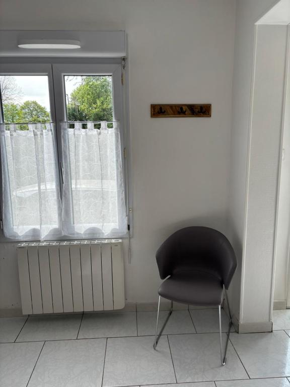Posezení v ubytování Le petit Morin