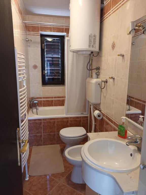 Kúpeľňa v ubytovaní Vuke Apartments