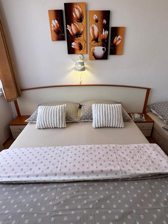 Postel nebo postele na pokoji v ubytování Apartmanovy dom Grand