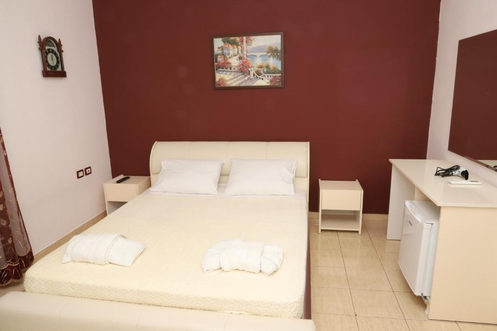 Postel nebo postele na pokoji v ubytování Jatroi Guesthouse