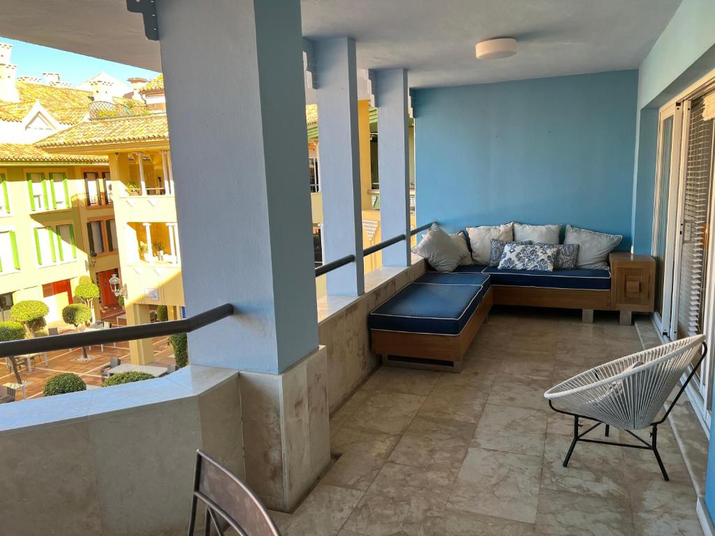 Część wypoczynkowa w obiekcie Apartamento Puerto Sotogrande Marina
