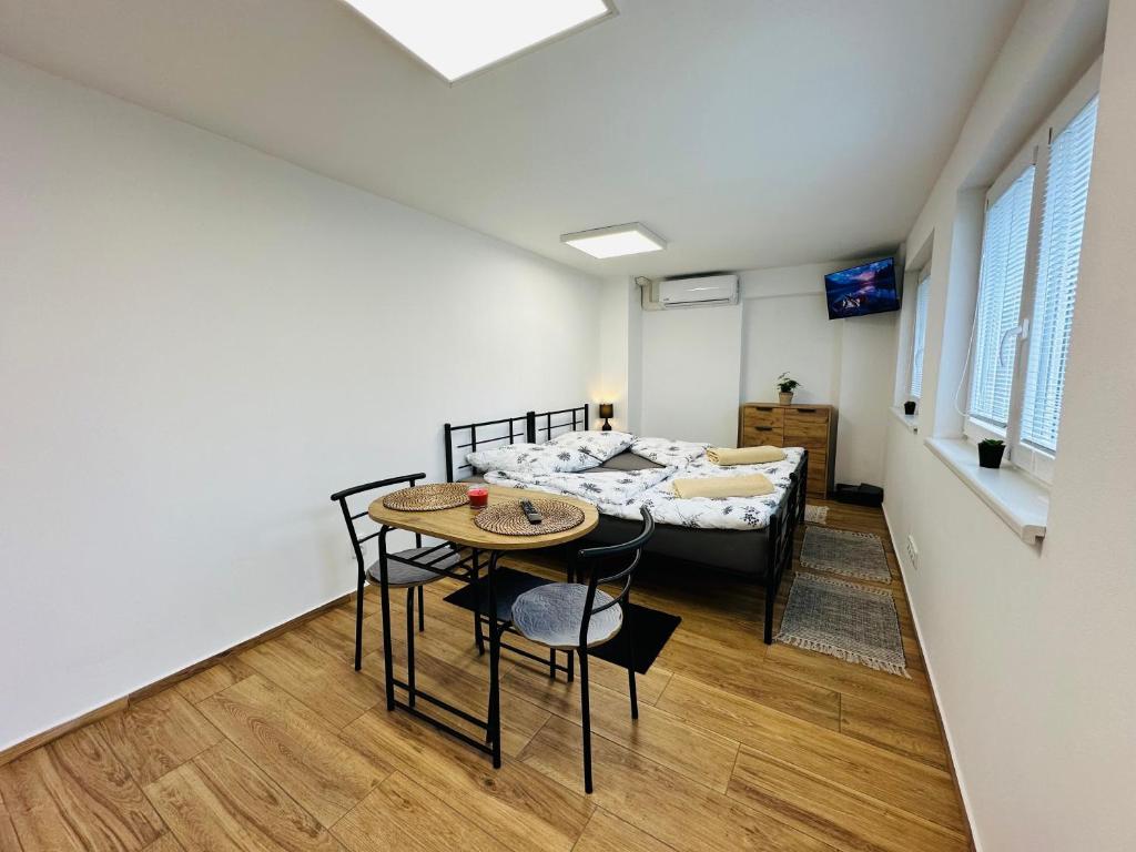 TV a/nebo společenská místnost v ubytování Útulný apartmán v klidné části Benešova