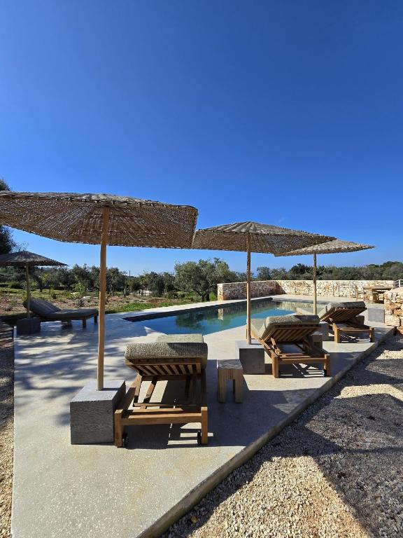 Bazén v ubytování Botanico Villa & Suites nebo v jeho okolí