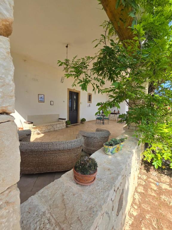 Vonkajšia záhrada v ubytovaní B&B Casa Cavarra