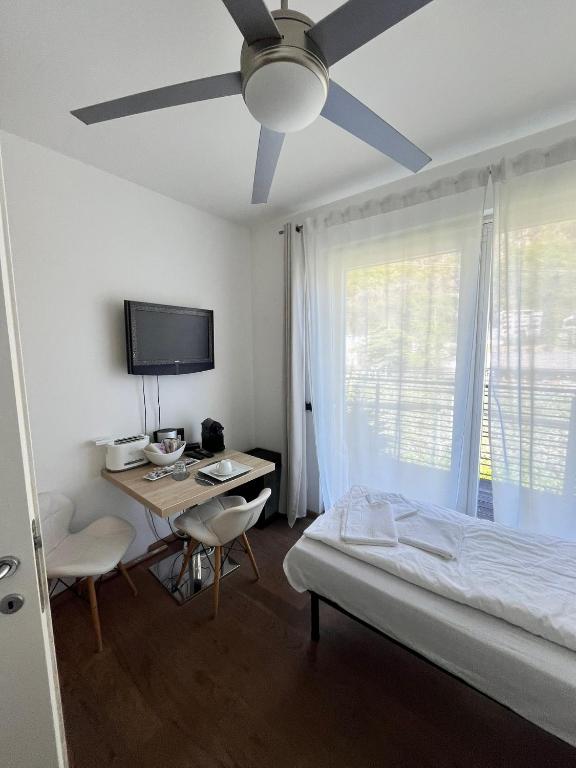 Postel nebo postele na pokoji v ubytování B&B Mele d'Oro