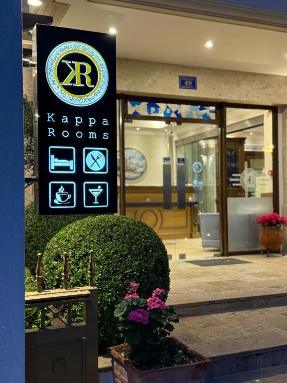 Certifikát, hodnocení, plakát nebo jiný dokument vystavený v ubytování Kappa Rooms Boutique Hotel
