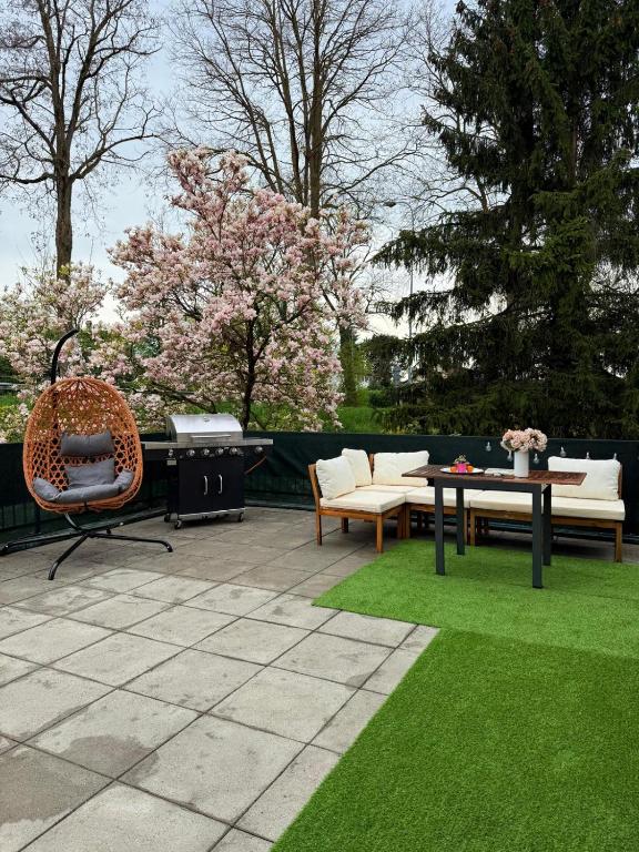 Zahrada ubytování Luxrem Apartments 4
